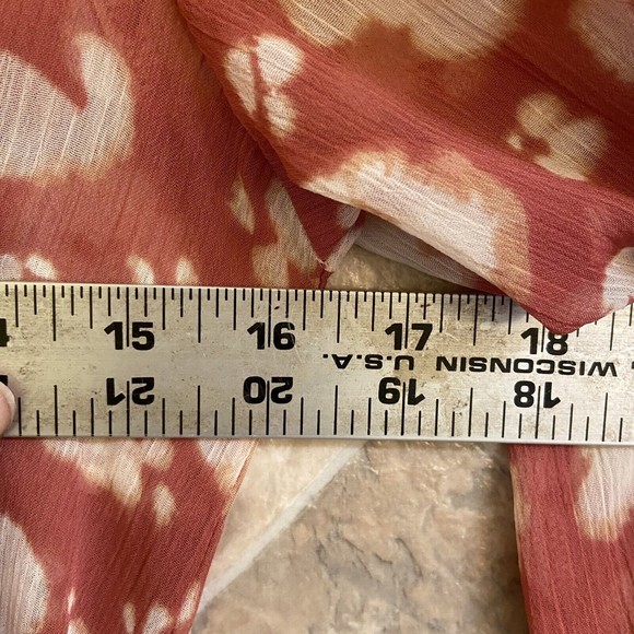 Simply‎ Vera Wang Terra Cotta Leopard Print Floral High-Low Midi Dress Size XS - Picture 11 of 13